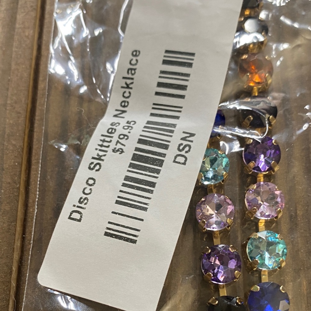 Treasure Jewels Multicolor Crystal Necklace and Earrings Set NWT - Picture 4 of 13